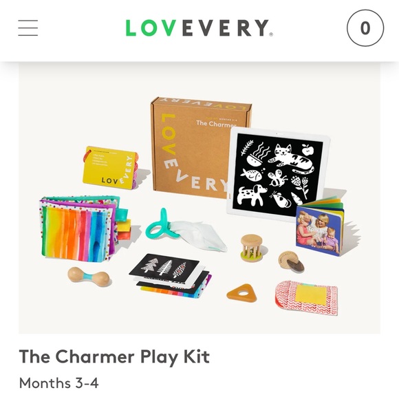 EUC Lovevery The Charmer Play Kit (3-4 months) - Partial Kit - Picture 2 of 14